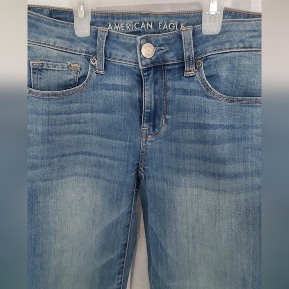 American Eagle Super Stretch Skinny Kick Jeans | 0 Regular - Picture 2 of 4